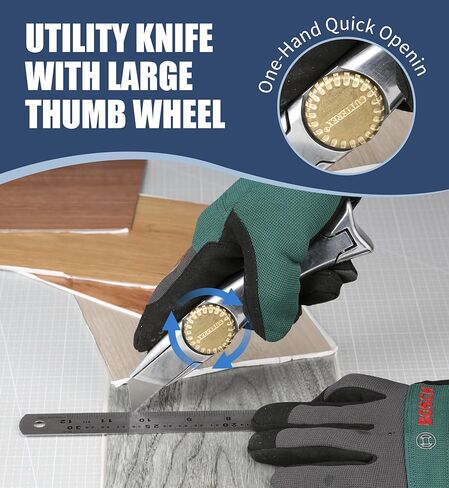 CUTTEREX الثقيلة SharkKnife VinylKnife UtilityKnife سكين تسقيف دلفين دولفين سكين السجاد، 4 قطع سكاكين و 30 شفرات in Kuwait