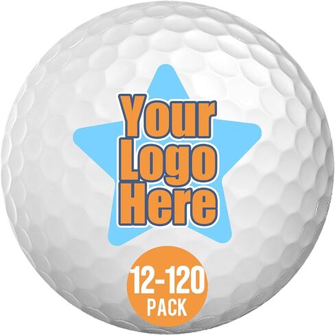 Custom Logo Golf Balls - Promotional Bulk Golf Balls for Weddings, Marketing, Business, Events and Tradeshows in Saudi Arabia