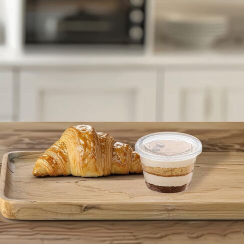 Smarty Had A Party Portion Cups with Lids, 3.25 oz, 2500 Sets Clear Disposable Condiment Cups with Leak-Resistant Snap-On Lids for Sauces, Soufflé & Dressing Samples – Food Service & Catering in Saudi Arabia