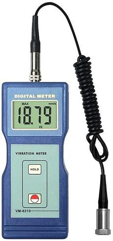 مقياس الاهتزاز الرقمي كاشف الاهتزاز VM-6310 تسارع النزوح عدم التوازن الميكانيكي والانحراف مقياس الاهتزاز الرقمي عالي الدقة in Kuwait