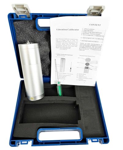 معايرات الاهتزاز مقياس الاهتزاز معاير مقياس الاهتزاز شاكر محمول بذاته مصمم للتحقق السريع والسهل من مقاييس التسارع أنظمة مراقبة الاهتزاز أنظمة التسجيل in Kuwait