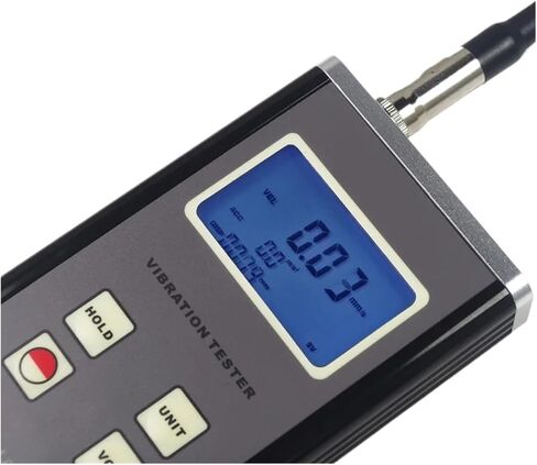 مقياس الاهتزاز الرقمي VM-6370 لاختبار عدم توازن الآلات المتنقلة، والإزاحة، والسرعة، والتسارع، من 10 هرتز إلى 1 كيلو هرتز in Kuwait