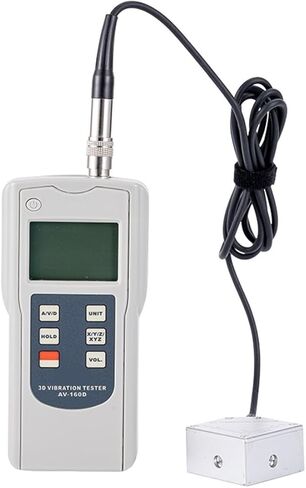مقياس الاهتزاز الرقمي، مقياس الاهتزاز ثلاثي المحاور الرقمي ثلاثي الأبعاد، جهاز اختبار الاهتزاز AV-160D، مقياس اهتزاز الحركة الميكانيكية 10 هرتز ~ 1 كيلو هرتز، مستشعر الاهتزاز الكهرضغطي in Kuwait