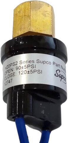 Supco SLP90120 Low Pressure Switch Open: 90 PSI Close: 120 PSI HVAC Refrigeration in Saudi Arabia
