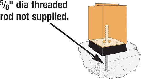 المواجهة البلاستيكية المركبة Simpson Strong-Tie CPS6 CPS لـ 6x6 in Kuwait