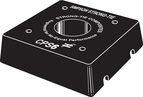 المواجهة البلاستيكية المركبة Simpson Strong-Tie CPS6 CPS لـ 6x6 in Kuwait