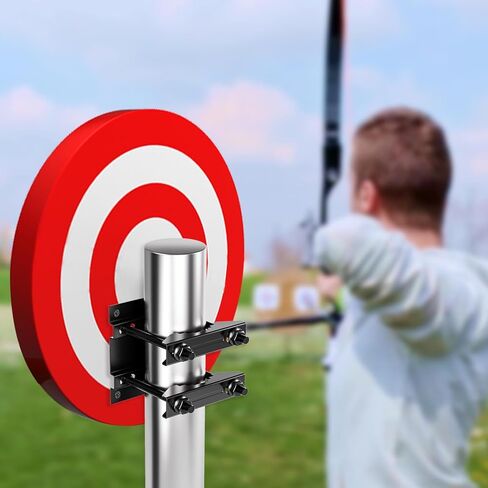Post Tubes Mounting Bracket Kit, 2-Pack Adjustable Solar Mounting Bracket Fence Hook Compatible with Round, Square, T-Posts, Irregularly Shaped Pipes in Saudi Arabia
