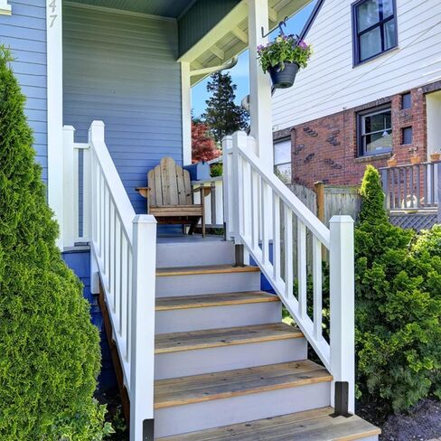 8 قطع قابلة للتعديل على سطح السفينة بعد مرساة قاعدة بين قوسين تناسب 1.5 × 1.5، 2 × 2، 2 × 4، 4 × 4، مجموعة دعامات قاعدة سياج خشبية شديدة التحمل لصندوق بريد درابزين العريشة in Kuwait