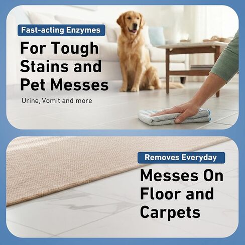 Creative Scents Multipurpose Enzyme Cleaner & Odor Remover | Deodorizer for Floor, Carpet, Drain, Pipes | Pet Urine Odor Eliminator | Enzyme Cleaner for Cat Urine & Dog Poop | Half Gallon Ocean Breeze in Saudi Arabia