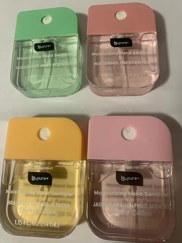 B Pure Moisturizing Hand Sanitizer spray, 4 Pack in Saudi Arabia