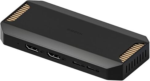 بطاقة التقاط فيديو Hagibis HDMI 2.1 4K@60 هرتز للبث والألعاب، 4K@60FPS HDR VRR RGB Pass-Through، 100W PD لأجهزة Xbox، PS5، Switch، Rog Alloy، Steam Deck، الكمبيوتر الشخصي (THB05) in Saudi Arabia