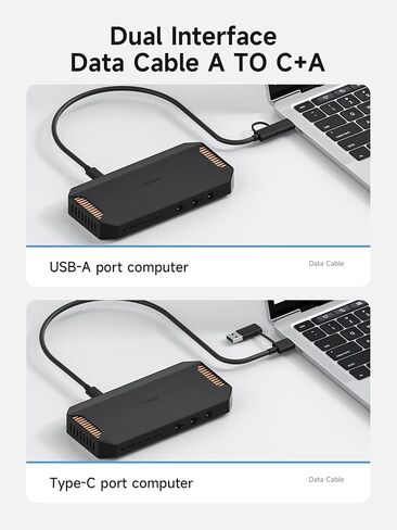 بطاقة التقاط فيديو Hagibis HDMI 2.1 4K@60 هرتز للبث والألعاب، 4K@60FPS HDR VRR RGB Pass-Through، 100W PD لأجهزة Xbox، PS5، Switch، Rog Alloy، Steam Deck، الكمبيوتر الشخصي (THB05) in Saudi Arabia