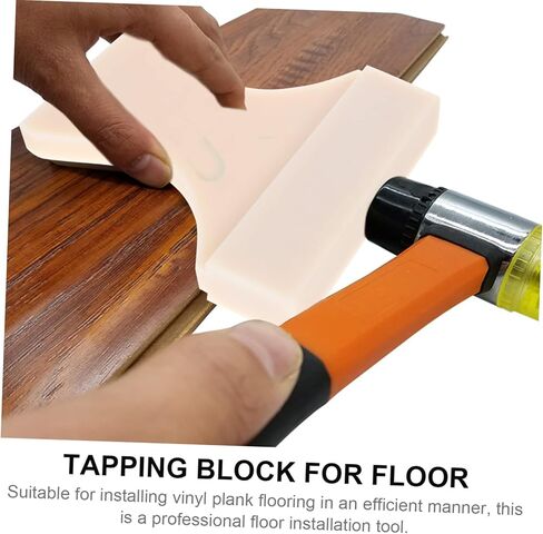 Mipcase Woodworking Tapping Block Durable Nylon Knock Block for Flooring Installation for Laminate Hardwood Planks Efficient Gaps Closure Tool for DIY Projects in Saudi Arabia