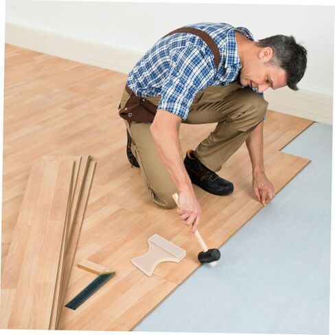 أداة تركيب الأرضيات المصنوعة من النايلون من Holibanna لتثبيت الأرضيات من أجل ربط ألواح الخشب الصلب المصنوعة من الفينيل بكفاءة بمنطقة الاتصال للحصول على نتائج سريعة وضارة in Kuwait