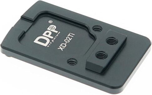 DPP Titanium Rear Sight Dovetail Mount Compatible with Springfield XD Holosun 407A/C 507C/508T,Osight C/XR and Trijicon RMR/SRO in Kuwait
