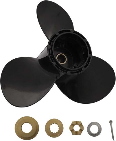 778773 9 1/4 X 11 Pitch 3 Blade 13 Spline Tooth Outboard Boat Propeller Replacement for Johnson Evinrude OMC 8HP 9.9HP 15HP RH Aluminum Prop 0778773 9.25 X 11 in Saudi Arabia