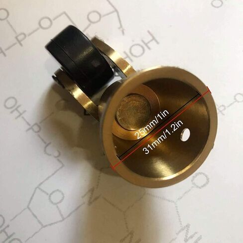 4Pcs 25mm Solid Brass Casters, Movable Caster Wheels, 360 ° Swivel Caster, Furniture Rubber Casters, Retro Classic Cup Type, Load Capacity 150kg, with Screws in Saudi Arabia