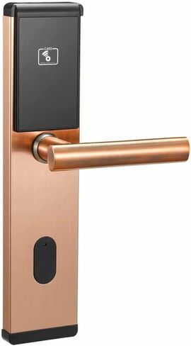 Red Color Sale Hotel Door Locks Security keyless Door Lock Swiping Card Door Lock for Hotel Home (Size : Right Outside) () in Saudi Arabia