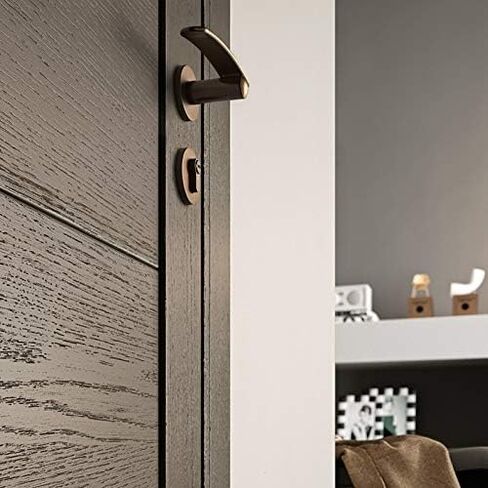 Modern Style/Mute Room Door Lock Handle Fashion Interior Door Lock Anti-Theft Gate Lock Furniture Hardware (Color : C) (B) in Saudi Arabia