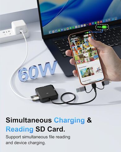 قارئ بطاقات CFexpress من النوع B، قارئ بطاقات CF Express متعدد 8 في 1 لقارئ بطاقات ذاكرة CFexpress من النوع B/CF/XD/MS/TF/SD/USB، USB3.2 Gen2 بسرعة 10 جيجابت في الثانية لأنظمة Windows/Mac/Linux/Android قراءة 6 بطاقات و2 يو اس بي in Kuwait