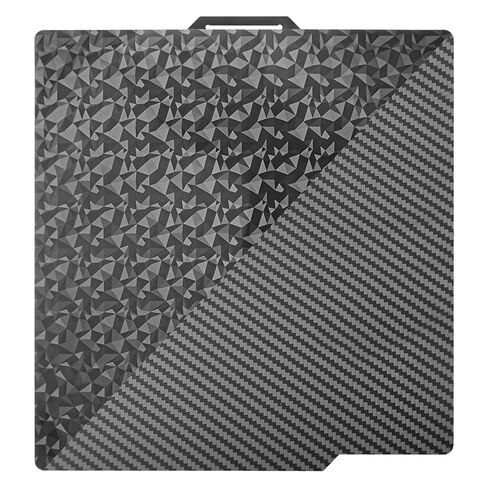 3D Effect Build Plate for Bambu Lab A1/X1C/X1/X1E/P1P/P1S 3D Printer, Double Sided 3D Pattern with Flexible Spring Steel Build Plate (Smooth Rainbow Circle and Smooth Heart Shape Surface) in Saudi Arabia