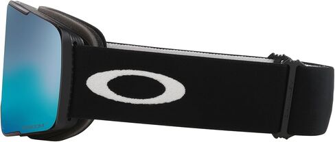 نظارات Oakley Line Miner Pro Low Bridge Fit Snow Goggle، حزام أسود غير لامع مع عدسة Prizm Snow Sapphire Iridium، مقاس كبير in Saudi Arabia