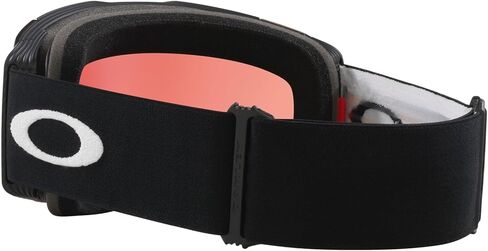 نظارات Oakley Line Miner Pro Low Bridge Fit Snow Goggle، حزام أسود غير لامع مع عدسة Prizm Snow Sapphire Iridium، مقاس كبير in Saudi Arabia
