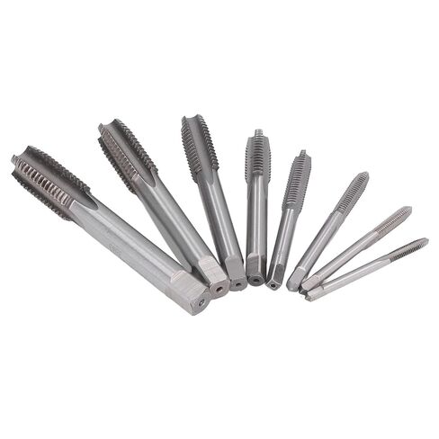 16Pcs Tap Socket Set, 1/4in Hex Shank Lengthened Tapping Chuck, Alloy Steel Hand Tools for Mould, DIY, and Auto Repair, Includes 8 Sockets and 8 Taps in Kuwait