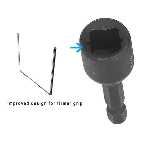 16Pcs Tap Socket Set, 1/4in Hex Shank Lengthened Tapping Chuck, Alloy Steel Hand Tools for Mould, DIY, and Auto Repair, Includes 8 Sockets and 8 Taps in Kuwait