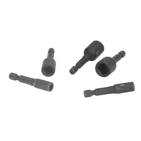 16Pcs Tap Socket Set, 1/4in Hex Shank Lengthened Tapping Chuck, Alloy Steel Hand Tools for Mould, DIY, and Auto Repair, Includes 8 Sockets and 8 Taps in Kuwait