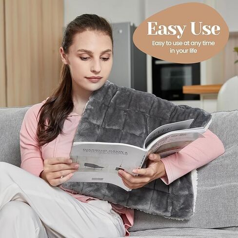 وسادة تسخين مرجحة لتشنجات الدورة الشهرية وآلام الظهر، وسادة تسخين مقاس XL 17 بوصة × 33 بوصة، وسادة تسخين كهربائية للكتف، وسادة تسخين 4.9 رطل مع 4 مستويات تسخين، أساسيات غرفة النوم، يمكن غسلها في الغسالة in Saudi Arabia