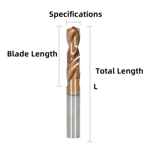 HRC55 Carbide Drill Bits Tungsten Steel CNC Lathe Stainless Hard Metalworking 0.5mm-20mm(1.9mm) in Saudi Arabia