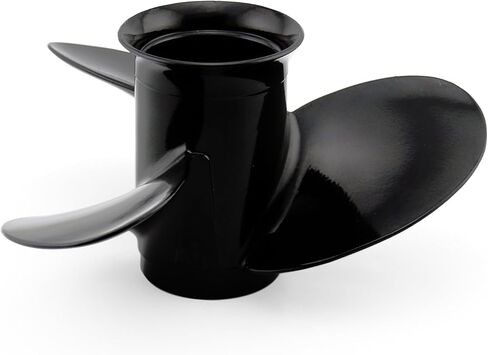 مروحة خارجية من الألومنيوم مقاس 9.25 ضياء × 10 درجة من OEM مناسبة لمحركات الزئبق 9.9CT 15HP 20HP، 14 سنًا خددًا، 3 شفرات، 4 أشواط، RH in Kuwait