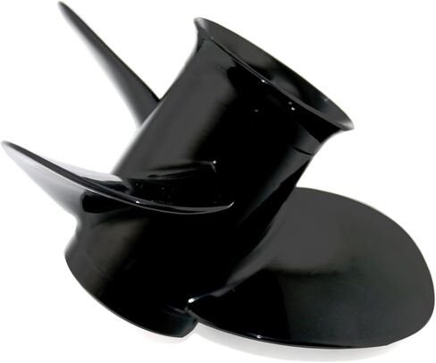 مروحة خارجية من الألومنيوم مقاس 9.25 ضياء × 10 درجة من OEM مناسبة لمحركات الزئبق 9.9CT 15HP 20HP، 14 سنًا خددًا، 3 شفرات، 4 أشواط، RH in Kuwait