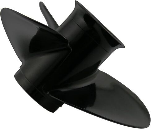 مروحة خارجية من الألومنيوم مقاس 9.25 ضياء × 10 درجة من OEM مناسبة لمحركات الزئبق 9.9CT 15HP 20HP، 14 سنًا خددًا، 3 شفرات، 4 أشواط، RH in Kuwait