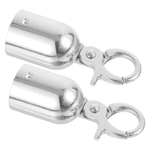 NUOBESTY 2Pcs Cord End Caps with Hook Durable Rope End Stoppers for and Stanchions Elegant Design for Use in Saudi Arabia