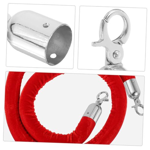 NUOBESTY 2Pcs Cord End Caps with Hook Durable Rope End Stoppers for and Stanchions Elegant Design for Use in Saudi Arabia