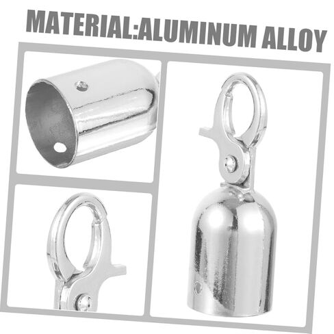 NUOBESTY 2Pcs Cord End Caps with Hook Durable Rope End Stoppers for and Stanchions Elegant Design for Use in Saudi Arabia