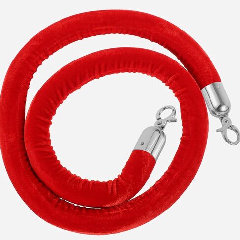 TEHAUX 2Pcs Rope End Cap with Hook Heavy Duty Cord End Stopper for Stanchions Easy Installation for Homes Hotels and Shopping Malls in Saudi Arabia