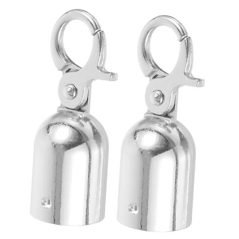 SHINEOFI 2Pcs Rope End Stopper Cord End Caps for Stanchion Ropes Easy Installation Fastener for for Homes Hotels and Shopping Malls in Saudi Arabia