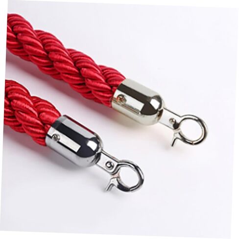 SHINEOFI 2Pcs Rope End Stopper Cord End Caps for Stanchion Ropes Easy Installation Fastener for for Homes Hotels and Shopping Malls in Saudi Arabia