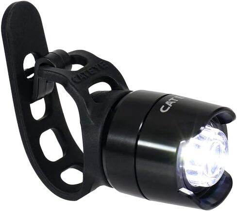 ضوء أمان CATEYE ORB USB قابل لإعادة الشحن - ضوء وامض LED عالي الوضوح للدراجة، أوضاع إضاءة متعددة، تصميم ألومنيوم متين، يناسب الطريق، MTB، دراجات الحصى (واجهة USB-C) in Kuwait
