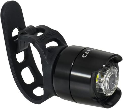 ضوء أمان CATEYE ORB USB قابل لإعادة الشحن - ضوء وامض LED عالي الوضوح للدراجة، أوضاع إضاءة متعددة، تصميم ألومنيوم متين، يناسب الطريق، MTB، دراجات الحصى (واجهة USB-C) in Kuwait