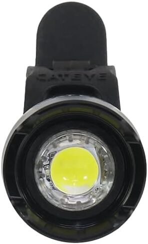 ضوء أمان CATEYE ORB USB قابل لإعادة الشحن - ضوء وامض LED عالي الوضوح للدراجة، أوضاع إضاءة متعددة، تصميم ألومنيوم متين، يناسب الطريق، MTB، دراجات الحصى (واجهة USB-C) in Kuwait