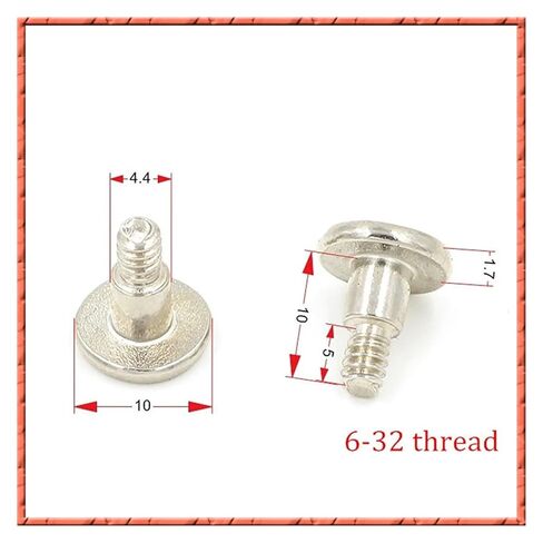 50 قطعة/الوحدة #6-32x3/8 الكتف الترباس متوافق مع القرص الصلب للصدمات النيكل مطلي الكمبيوتر القرص الصلب اللوحة الأم المسمار (أسود مؤكسد) in Kuwait