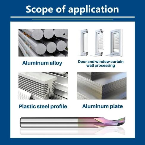 1 قطعة 8 مللي متر عرقوب كربيد التنغستن نهاية قاطعة الطاحونة واحدة الناي نهاية مطحنة دوامة ارتفع قاطعة المطحنة لقطع نافذة الباب الألومنيوم in Kuwait