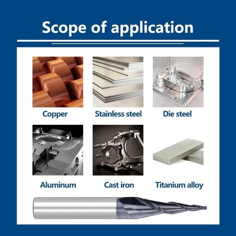 مطحنة نهاية الكرة الأنفية R0.25-R1.0 2 الناي مدبب الكرة نهاية مطحنة 1/4 "أداة طحن كربيد عرقوب قاطعة الطحن الحلزونية ماكينة CNC قاطعة الطحن (R0.75x20x6.35x50) in Kuwait