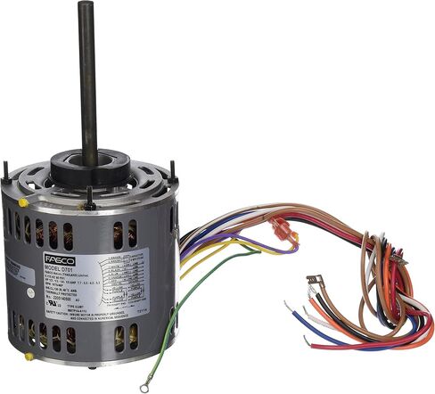 محرك منفاخ الدفع المباشر Fasco D701 مقاس 5.6 بوصة، 1/2 حصان، 115 فولت، 1075 دورة في الدقيقة، 4 سرعات، 7.7 أمبير، حاوية OAO، دوران عكسي، محمل الأكمام in Saudi Arabia