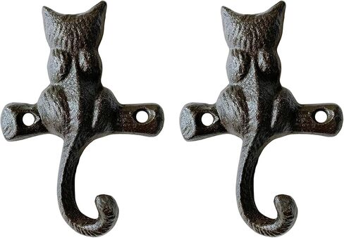 Rustic Mushroom-Shaped Decorative Wall Hook Rack Hangers for Hanging Clothes, Coats, Towels, Keys, and Hats, 1 Pack Antique Cast Iron Mounted Wall Hooks in Saudi Arabia
