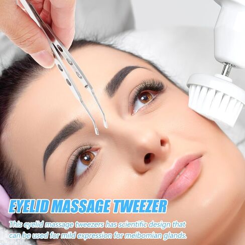 Gadpiparty 4.13 بوصة Meibomian Gland Expressor، ملقط غدة Meibomian، مع مقبض غير قابل للانزلاق لتخفيف جفاف العين وتدليك الجفن الدقيق in Saudi Arabia
